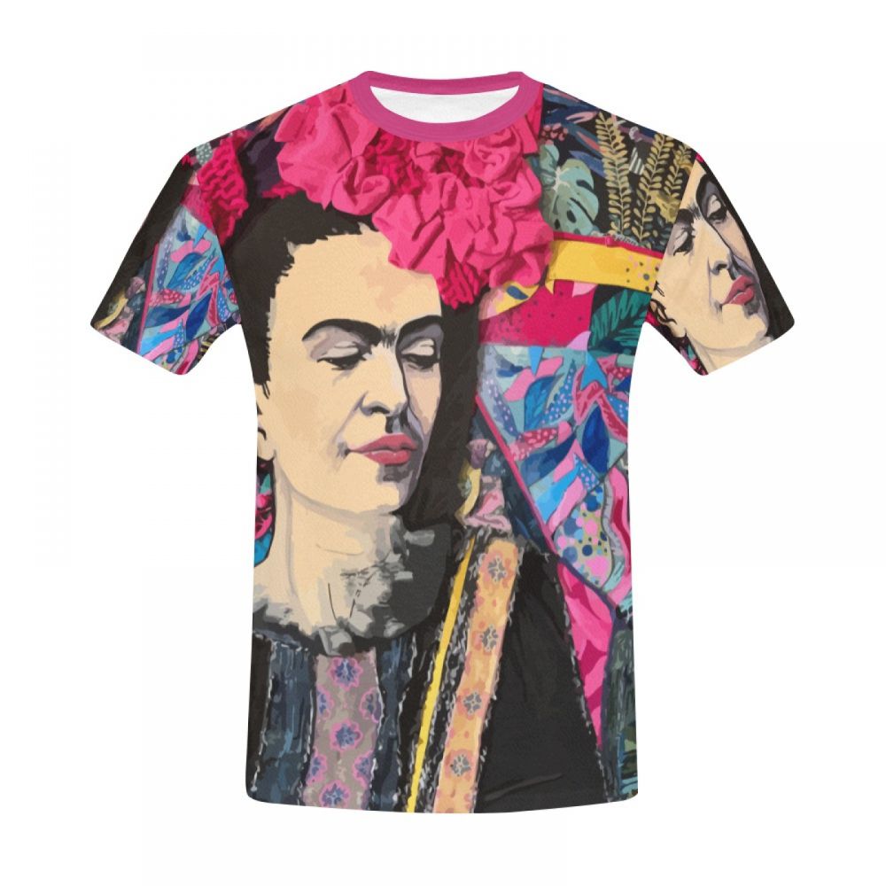 Pánske Umenie Postavy Frida Kahlo Krátke Tričko